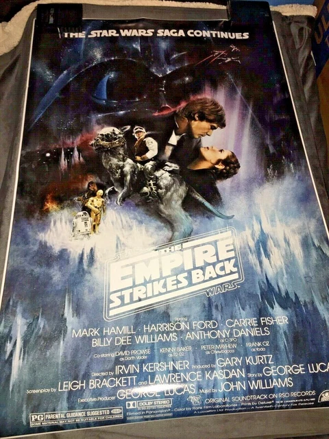 Star Wars  EMPIRE STRIKES BACK 24x36 1980 Darth Vader Metal Tin Sign Wall Poster