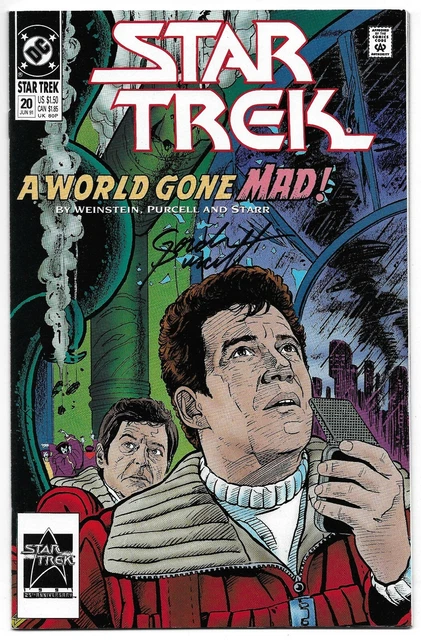 Star Trek (1989) 20 Signed Gordon Purcell Autographed Combined Shipping DC Kirk