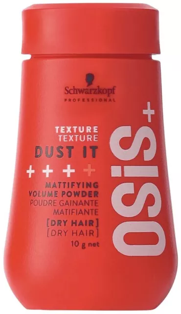 Dust it Poudre Matifiante pour Cheveux OSIS+  - 10g NEW Schwarzkopf