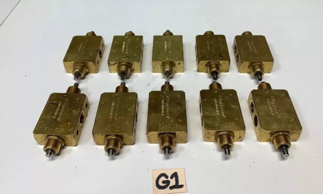 Clippard FV-3DP Brass Plunger Valve 1/8in Npt (Lot Of 10) *Fast Shipping*