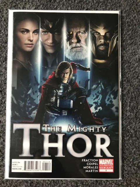 🔑 Marvel Comics The Mighty Thor #1 Movie 2nd Print Variant 🔑 Key Issue