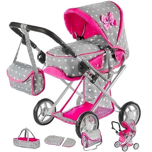 Baby Doll Stroller with Adjustable Handle 14.37-25.20 inches Model KP0200S