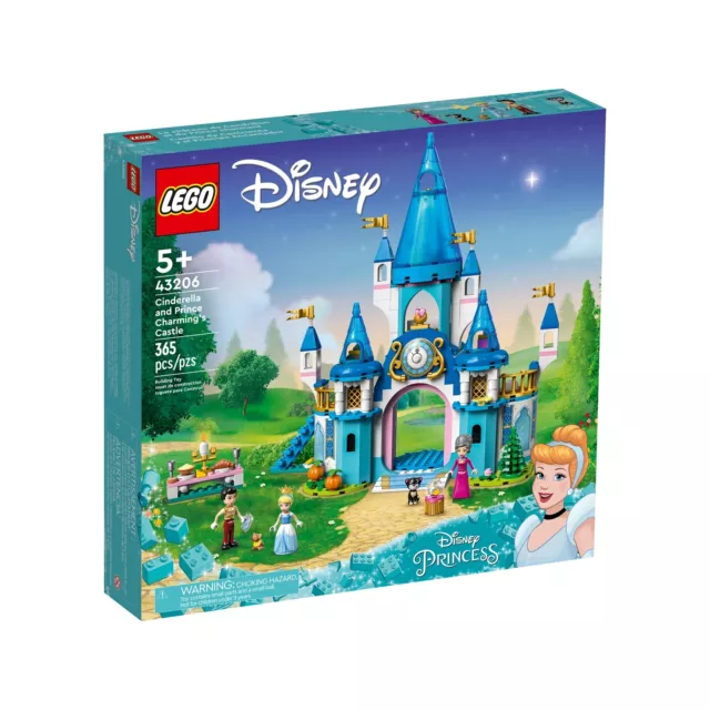 Lego 43206 Disney Le château de Cendrillon et du Prince charmant