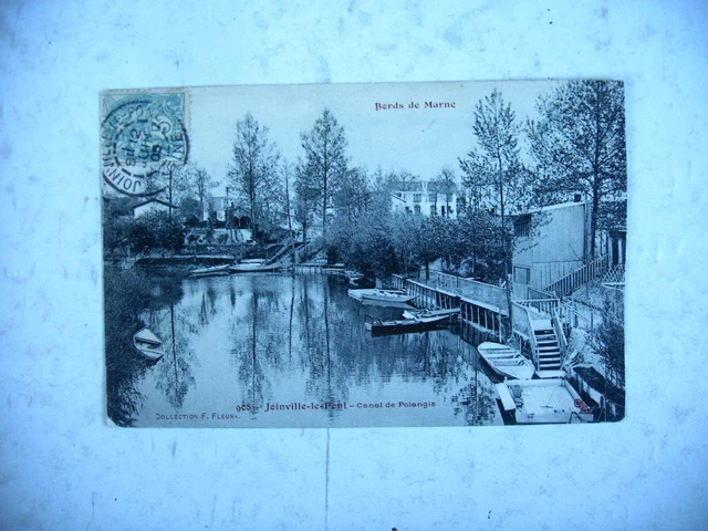 Cpa Joinville Le Pont Canal De Polangis