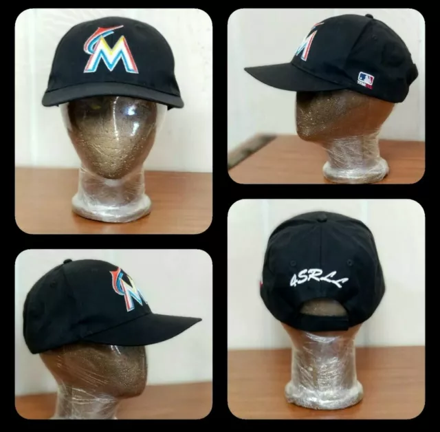 MIAMI MARLINS OC SPORTS Baseball Adult Adj. Hat Cap OSFM *4SRLL Stitched on Back