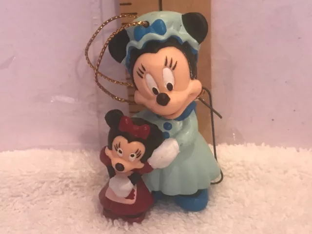 Disney Avon Ornament Minnie Mouse as Mrs. Cratchit 1992 Rare New in Box Lot#0196