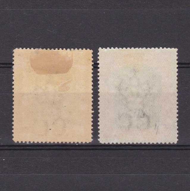 BAHAMAS 1901, SG# 58-59, Wmk Crown CA, MH 2