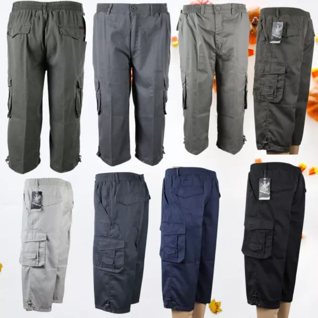 Men's Workwear Casual 3 Quarter Cargo Pant | Work Pant, Short Pant, Trouser