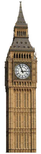 Big Ben (Clock) - Huge Cardboard Cutout / Standee