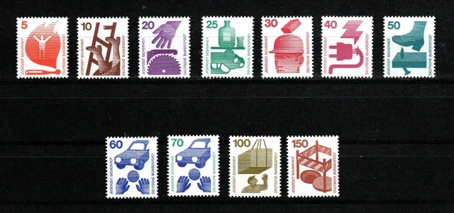 Bund Satz Unfallverhütung Postfrisch Mi. Nr. 694 - 703 und 773