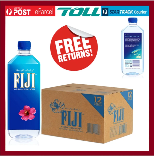 FIJI Natural Artesian Water 1Lt x 12 FAST FREE SHIPPING AU