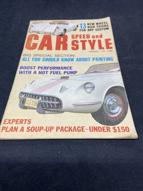 CAR SPEED AND Style Magazine February 1961 £7.00 - PicClick UK