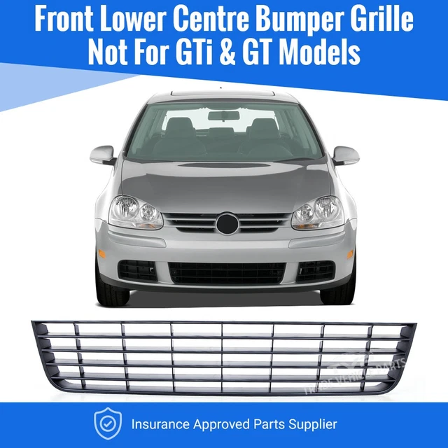 Fits VW Golf Mk5 Hatchback 2004-2008 Front Lower Centre Bumper Grille