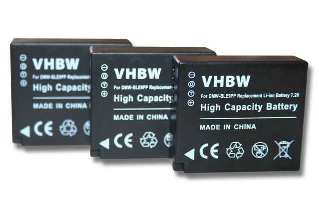 PowerSmart® Batteria per Panasonic LUMIX DMC-FZ8, Lumix FZ8EB K, Lumix