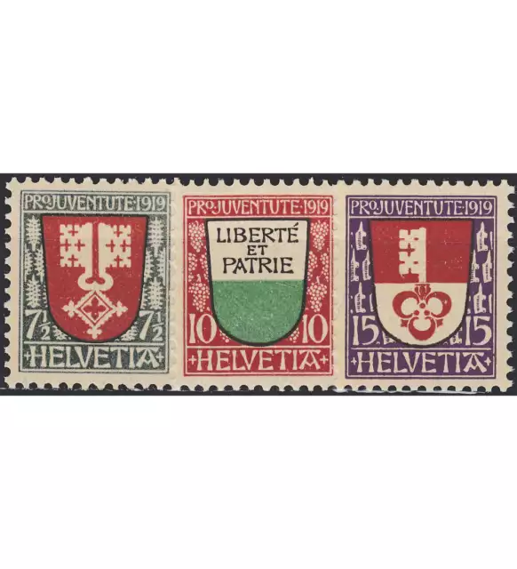 Schweiz Nr. 149-151 postfrisch **  Pro Juventute 1919