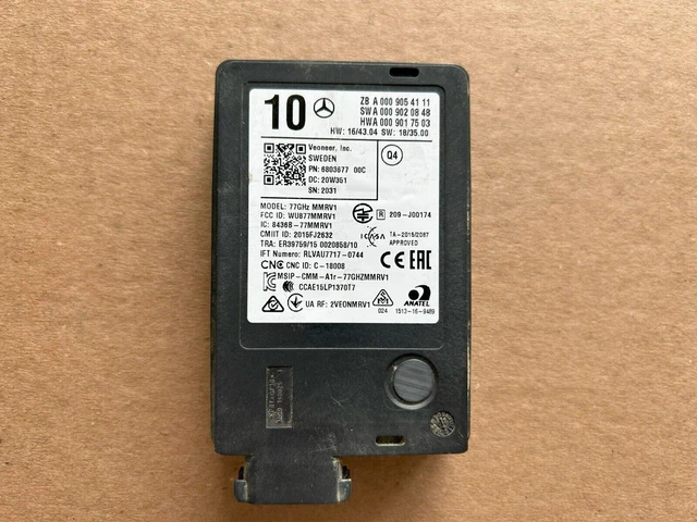 Sensore radar Mercedes Benz W176 W242 W205 CLA W117 W190 X290 A0009054111