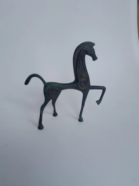 Ancien Peigne à Cheval En Laiton, Vintage 1984 - Déco écurie Ou Manège
