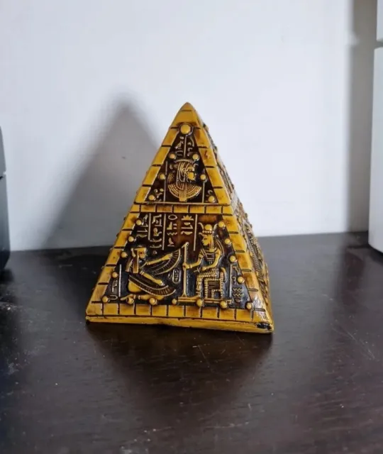 pharaoh  Pyramid Resin  Model Beautiful 90mm Width Height 110mm