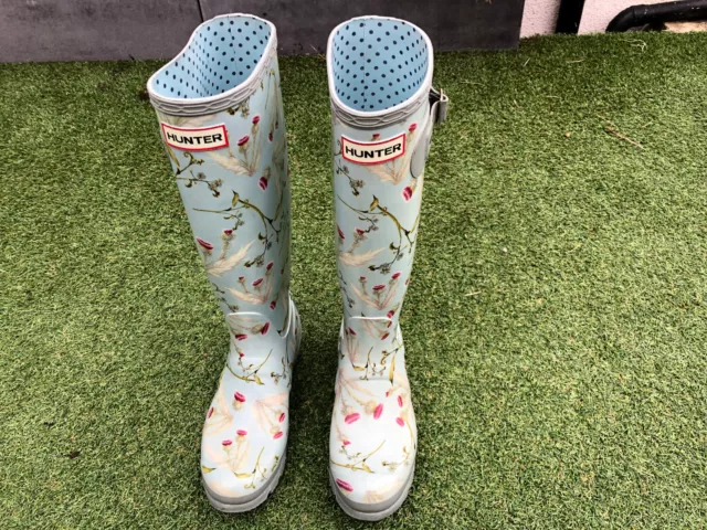 Floral deals hunter wellies