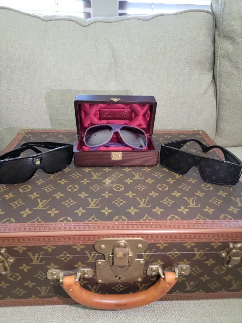 Louis Vuitton x Pharrell Williams Purple Millionaire Sunglasses w/ Gold  Plated