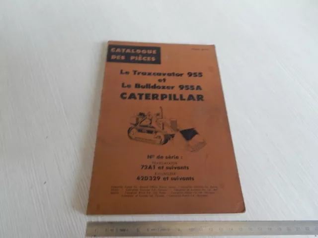 Manuale Uso Manutenzione Originale Caterpillar 955 955A 1962 Multilingua