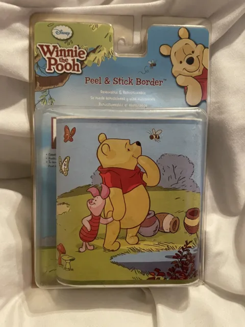 Disney Winnie the Pooh Peel and Stick Border 5in. X 15ft NEW