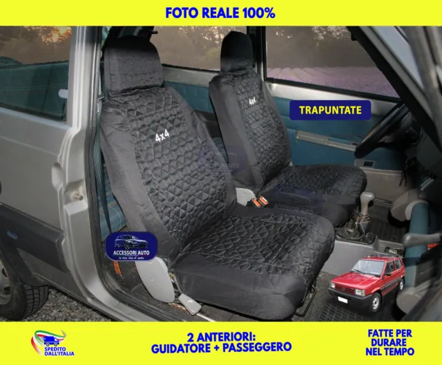 FoderArt - Fodere Coprisedili Su Misura Fiat Panda Ecopelle Tabacco. Custom  Seat Covers Fiat Panda Eco Leather Tobacco. #fiatpanda #foderart  #seatcovers #coprisedili