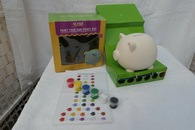 Paint your Own Pig Money Box - Suitable for Age 4+,  NEW & BOXED