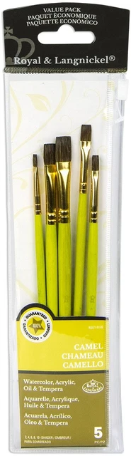 Paquete de 3 cepillos Royal Langnkel Sable Value Pack - 5/paquete -9120