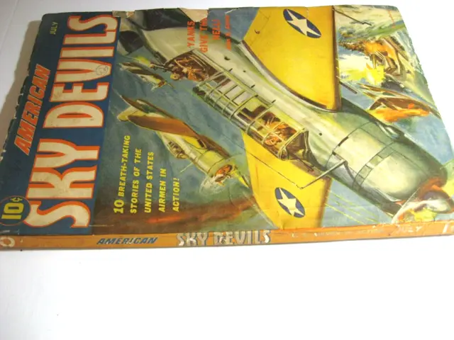 American Sky Devils Aviation Pulp Comic Vol 1 #1 July 1942 2
