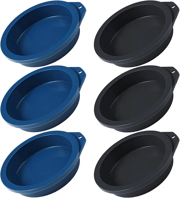 Air Fryer Egg Mold 6PCS round Silicone Molds for Baking Muffin Top Pan 4 Inch Mi