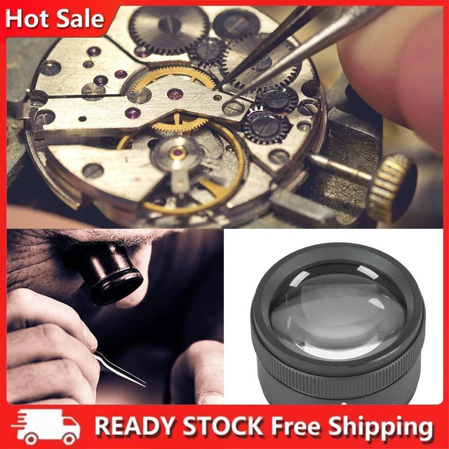 30X HD Reparación de Reloj Lupa Lente Óptica Monóculo Lupa