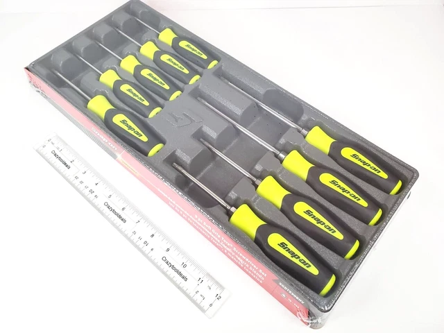 SNAP ON TOOLS New SGDTX90BHV 9 Piece TORX Soft Grip Screwdriver Set Hi ...
