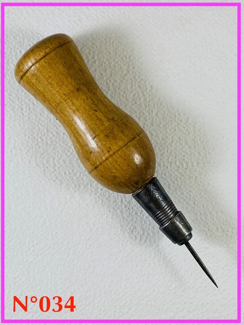 OUTIL DE CORDONNIER BOURRELIER SELLIER avec 3 Aiguilles EUR 12,00