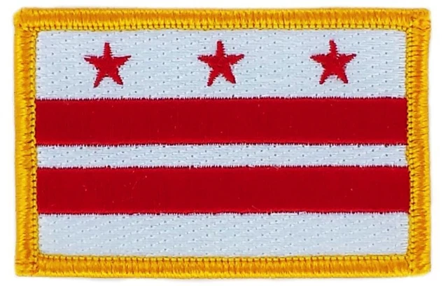 PATCH TOPPA BANDIERA AMERICA 9X6 STATI UNITI Ricamata Termoapplicabile O Cucire