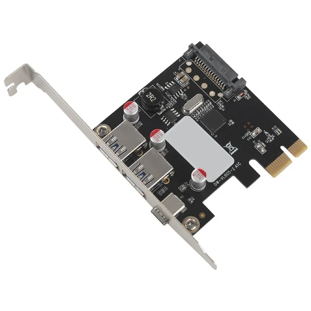 Usb 3.1 Type C Pcie Expansion Card Pci-E To 1 Type C And 2 Type A 3.0 Usb Adapte