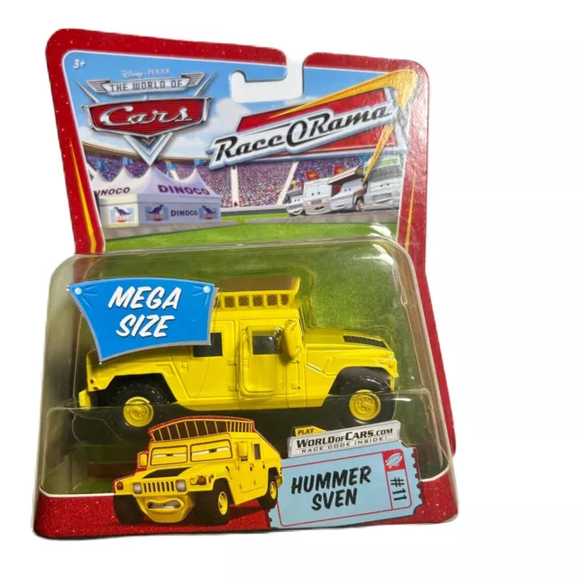 Disney Pixar World Of Cars Movie Race-O-Rama Hummer Sven #11 - Mega Size Mattel