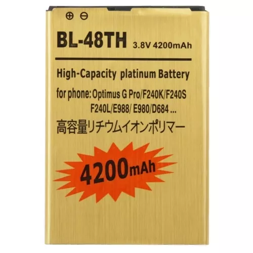 Batteria Da 4200Mah Maggiorata Per Lg Optimus G Pro E985 Bl-48Th Potenziata