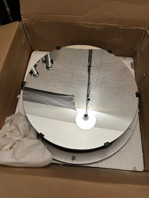 Meade Starfinder 16" f/4.5 Telescope Primary Mirror in Cell 1990s Dobsonian