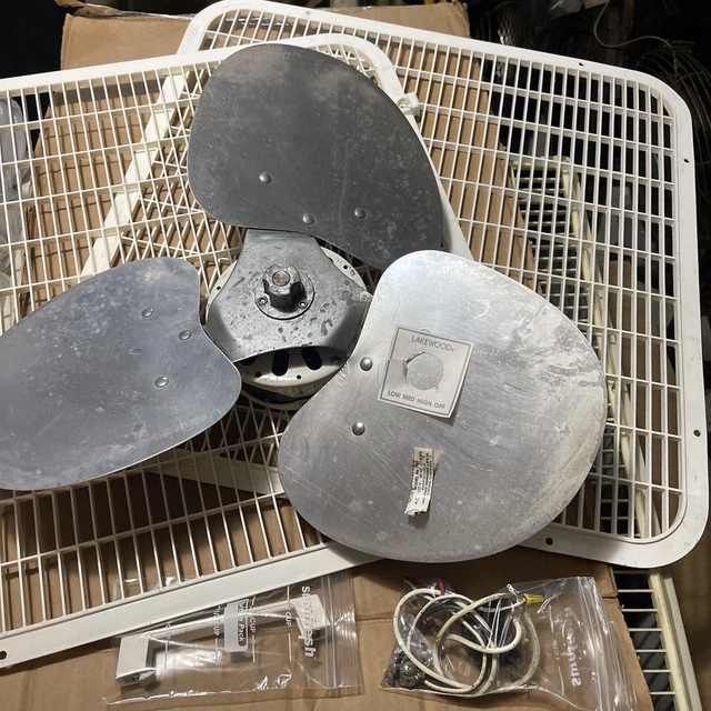 VINTAGE LAKEWOOD FAN Parts P23 RARE. Motor Not Working Is Burned Out