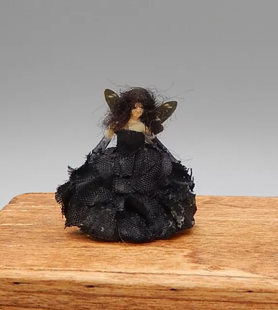 Vintage OOAK Doll's Toy Fairy Queen Doll Artisan Dollhouse Miniature 1:12