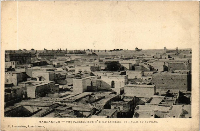 CPA AK MARRAKECH - Panoramic View of Morocco (669260)