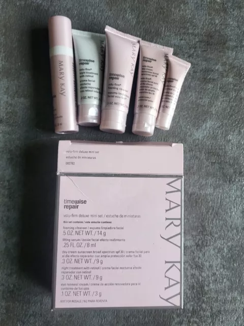 Mary Kay Timewise Repair Volu Firm THE GO SET Travel 5 PC Set