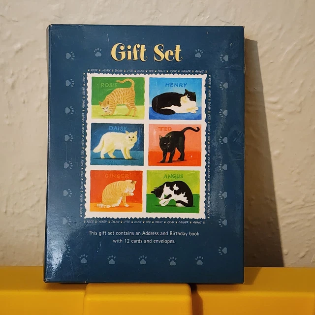 Robert Frederick - 12 Card & Envelopes + Address Birthday Book Gift Set Sealed