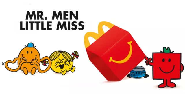 2021 McDonald's Happy Meal Toys "MR. MEN LITTLE MISS" Cups