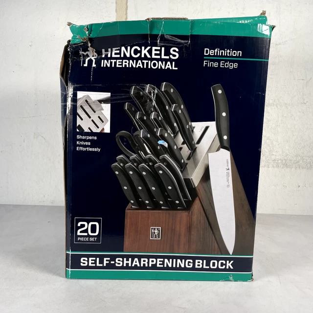 HENCKELS DEFINITION 20PIECE SelfSharpening Knife Block Set EUR 132,52