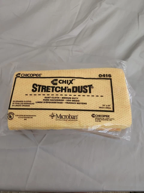 Chicopee 0416 Stretch 'n Dust 23" x 24" Package contains 20 cloths Medium Duty