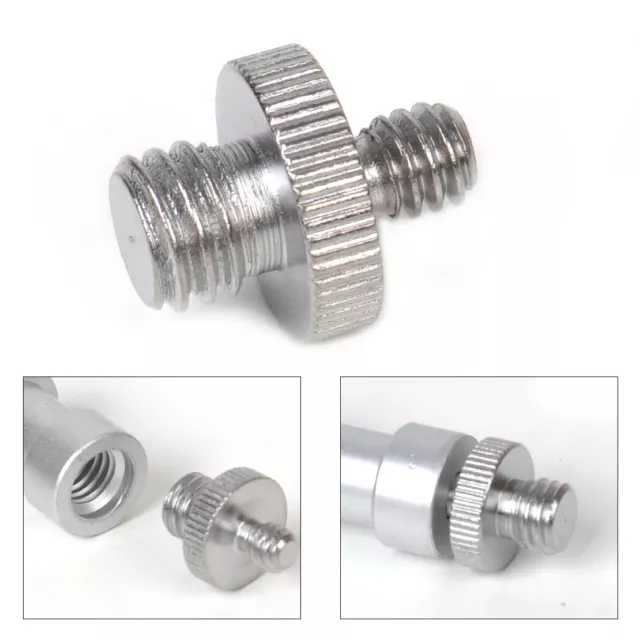 1/4 "à 3/8" Vis filetée mâle pour trépied Pieds monopode appareil photo Screw