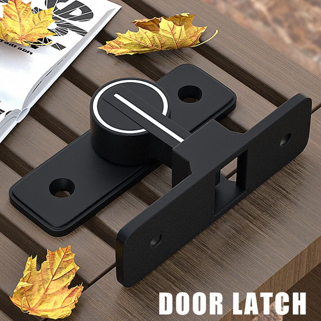 Barn Door Lock Heavy Duty Sliding Barn Door Latch Lock 90 Degree Gate Latch NEW