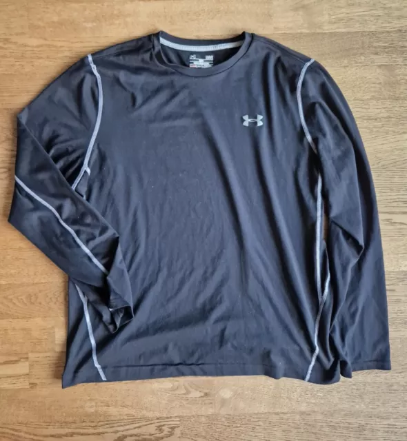 Under Armour Longsleeve Loose Fit Gr. L Schwarz Fitness Sport Shirt